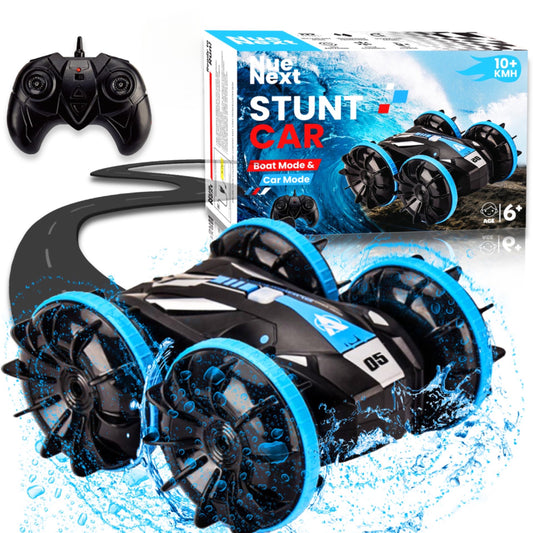 Nuenext RC Bestuurbare Hot Wheels-Auto & Boot Blauw